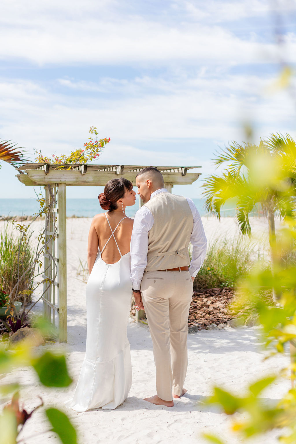 Modern Beach Elopement Wedding